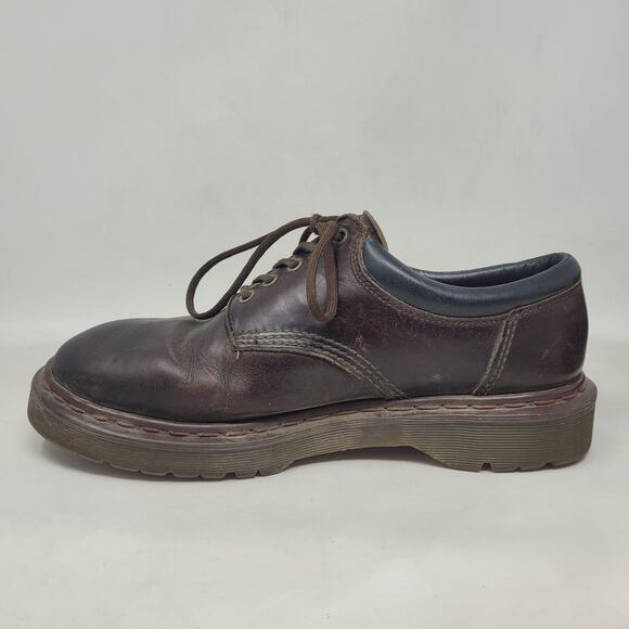 Vintage Dr. Martens Shoes Mens UK9 US10 Brown Leather 5-Eye Oxford England 8053 main image 11